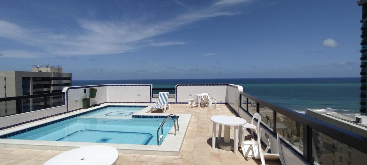Apto De Frente Para O Mar, Piscina Na Cobertura Recife Exterior photo